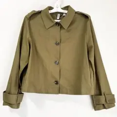Theory セオリー クロップド トラッカージャケット カーキ S（M相当 