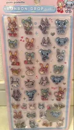 新品未開封 ナルミヤキャラクターズ ボンボンドロップシール メゾピアノのサムネイル