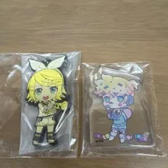 プロセカ　鏡音リン　ラバーキーホルダー アクリルスタンドのおまけ付き