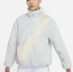 NIKE ナイキ スポーツウェア スウッシュ フェイクファー ジャケット L