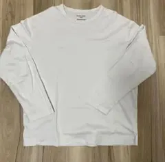 GLOBAL WORK 長袖Tシャツ ロンT LARGE ホワイトのサムネイル
