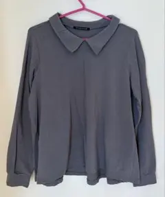 mizuiro ind 襟付き長袖　グレー