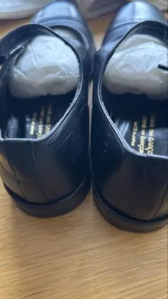 COMME des GARÇONS ブラック ワンストラップシューズ
