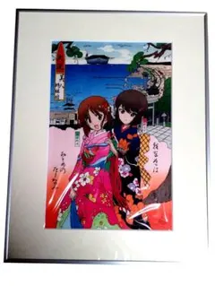 浮世絵 ガールズ＆パンツァー（ガルパン） 最終章 大洗美人姉妹図 江戸