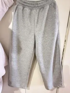 UNIQLO C スウェットワイドパンツ グレー Sサイズ