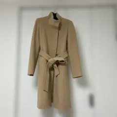 INDIVI ベージュ ロングコート 40