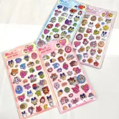 【NEW】 たまごっち ぷっくり 立体3Dシール 4種セット