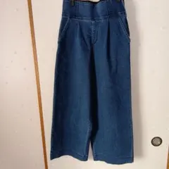 ネイビー デニムパンツ