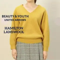 《ビューティー＆ユース ユナイテッドアローズ》ハミルトンラムズウール ニット