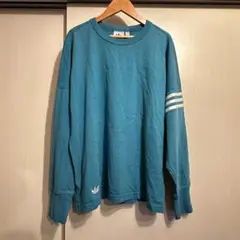 【adidas】長袖Tシャツ グリーン サイズ表記なし / we0109
