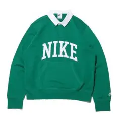 L 新品 ナイキ メンズ ポロ スウェット デカロゴ NIKE トレーナーのサムネイル