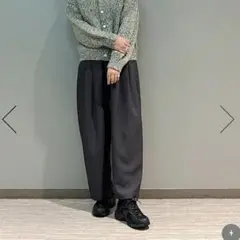美品★ トラバイユマニュアル　ドレープツイルバームパンツ