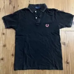 FRED PERRY ブラックポロシャツ S
