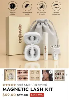 enjuvie MAGNETIC LASH KIT Soft Whispe - メルカリ