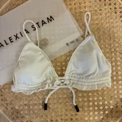 ALEXIA STAM ビキニトップ ホワイト Mサイズ - メルカリ