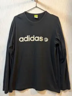 adidas 長袖カットソー ブラック