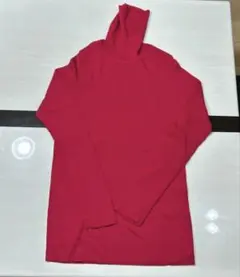 新品UNIQLO リブタートルネックセーター レディースリブニット (XL)