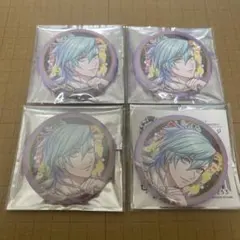 ツイステ シルバー プラチナジャケット オーロラ箔缶バッジ 2点セット
