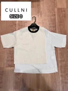 美品✨ 【CULLNI】STUDIOUS別注 ストライプ切替 レイヤードTシャツ