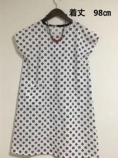 着物リメイク　浴衣チュニックワンピース　着丈98㎝