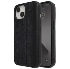 EDWIN iPhone15スタンド付きデニム背面ケース ブラック