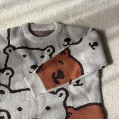 韓国子ども服　ニットセーター