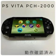 PSVITA PCH-2000 ブラック×カーキ 動作確認済み SONY