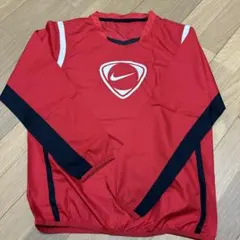 Nike 赤 長袖 ピステ ウィンドブレーカー　薄手　155 L ジュニア