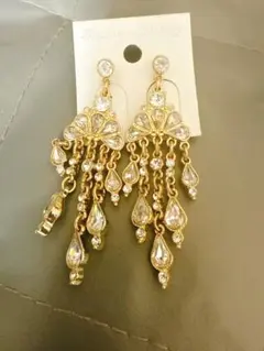 クリスタルピアス3点セット