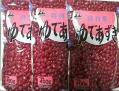 井村屋 ゆであずき 400g 3袋セットのサムネイル