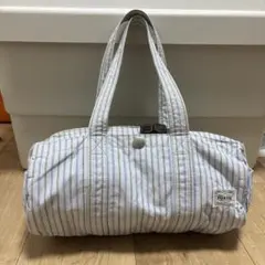 PORTER 70주년 기념 보스턴 백 타입 스트라이프 핸드백