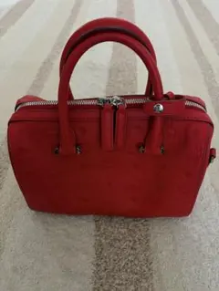 MCM エンボスロゴ レッド ハンドバッグのサムネイル