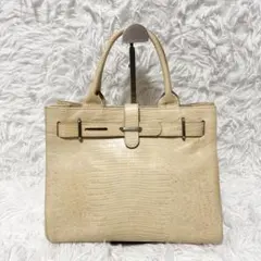 FURLA フルラ クロコ 型押し ハンドバッグ トートバッグ