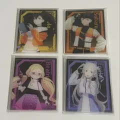 リゼロ Re:ゼロから始める異世界生活 アクリルカード 4点
