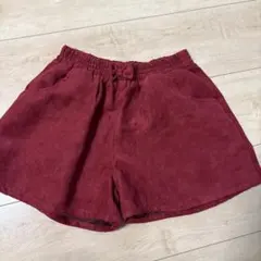 赤ハーフパンツ130