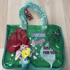 新品　未使用　ディズニー　プリンセス　アリエル　プールバッグ　水泳バッグ