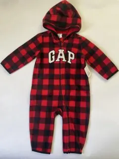 【未使用】GAP 70cm (6-12 months) フード付きロカバーオール