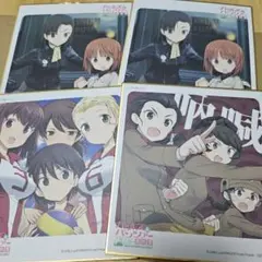 ガールズ&パンツァー 最終章 第3話 来場特典ミニ色紙 4枚セットのサムネイル