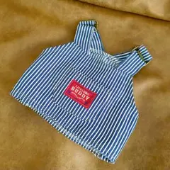 訳アリ AWESOME STORE デニム ベスト ヒッコリー 犬服 猫服 着画