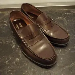 HARUTA ハルタコインローファー ブラウン 25cm メンズ 本革風