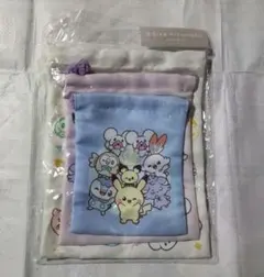 ポケットモンスター ポケピース 3P巾着 ポケモン