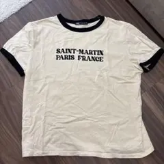 ZARA SAINT-MARTIN プリント 半袖Tシャツ Lのサムネイル