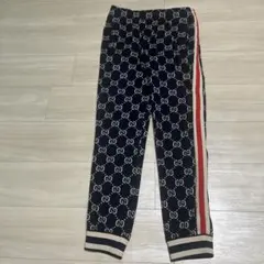 GUCCI GGロゴ ジョガーパンツ ネイビー