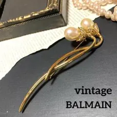 ヴィンテージ　BALMAIN バルマン　ブローチ