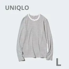 ソフトリブクルーネックt ユニクロ l