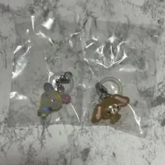 ゆるっとめじるしアクセサリー　ウサハナ　くろうさ