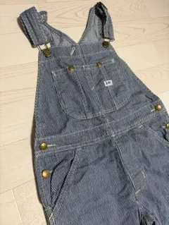 Lee ストライプ オーバーオール　130