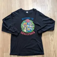 CHALLENGER チャレンジャー　カットソー　黒 ブラック　ドクロ　L　ロゴ