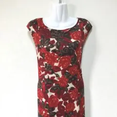値下◆訳あり格安◆エヴェックス バイ クリツィア 花柄フレンチスリーブワンピースのサムネイル
