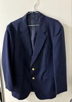 OAKVALLEY ネイビー テーラードジャケット　紺ブレザー